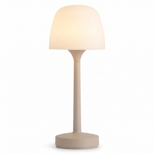 Lampa Fala z kloszem na jasnym tle