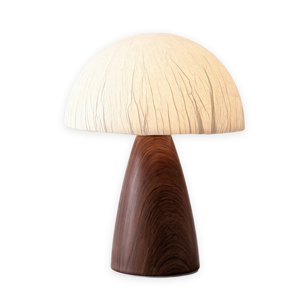 Drewniane lampy stołowe