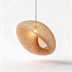 Lampa wisząca Kaja z bambusa