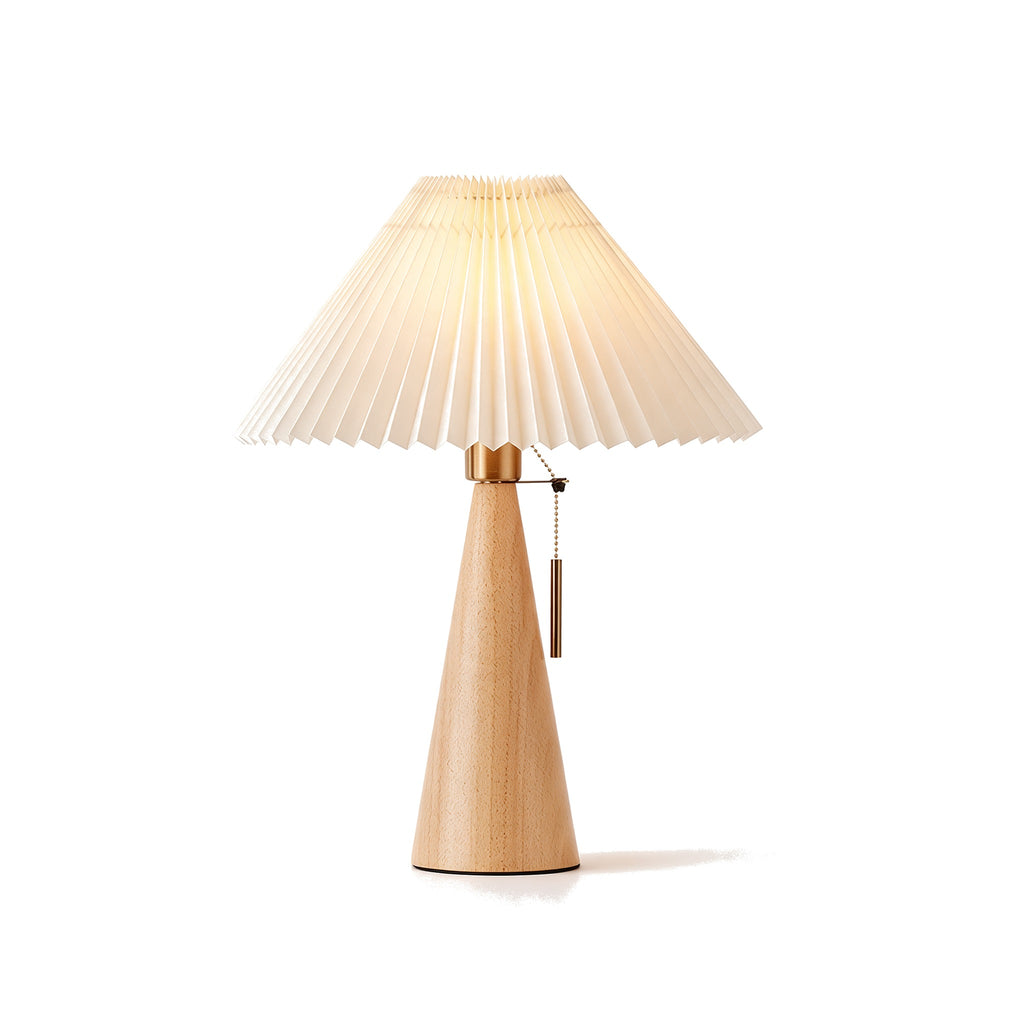 Lampka Lova, jasne drewno
