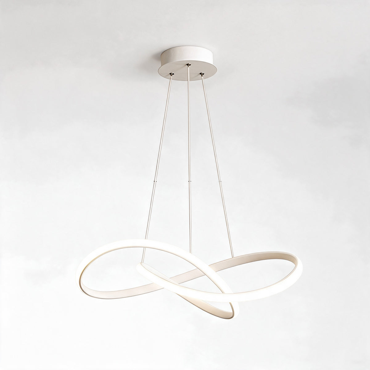 Lampa wisząca Saga, biały