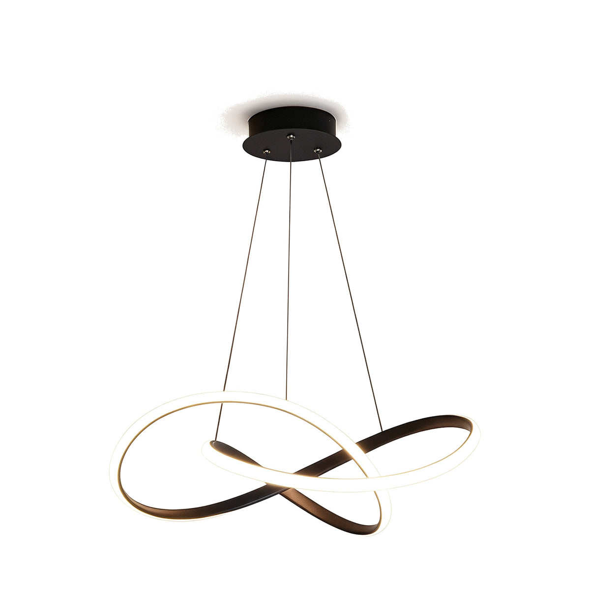 Lampa wisząca Saga, czarny