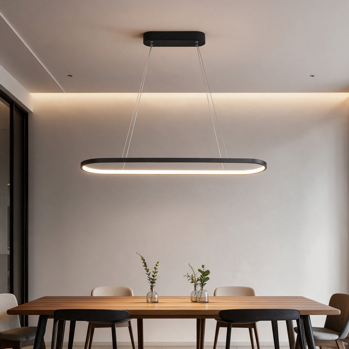 Lampa nad stół Selma we wnętrzu