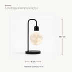 Wymiary lampy Księżyc: 16 x 36,7 cm